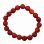 Bracelet Carnelian 10mm Bead